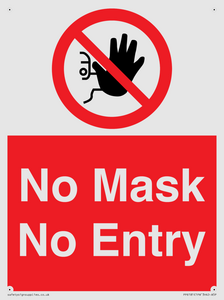 No Mask No Entry